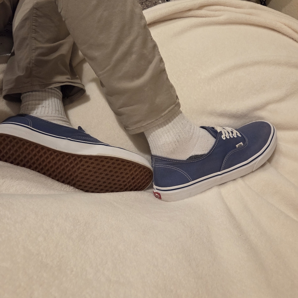 Vans Light Blue Authentic Canvas Sneakers